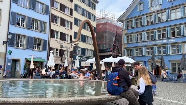Zurich, Switzerland Walking tour 4K - Incredibly beautiful Swiss city смотреть онлайн