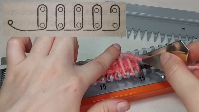 11 УЗОР РЕЗИНКА "ВЕТОЧКА" | ПЫШНАЯ ОБЪЕМНАЯ РЕЗИНКА | ручная вязальная машинка Ивушка | LOOM KNIT смотреть онлайн