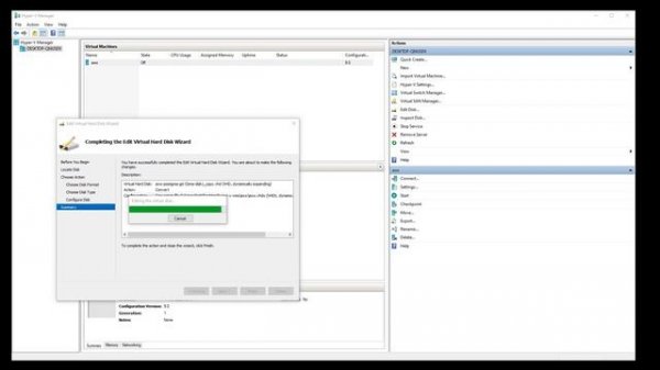 Convert Virtualbox VM to Hyper-V