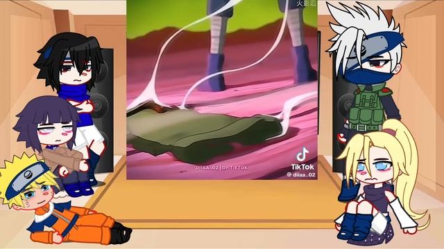 Naruto And Friends React To Sakura Haruno |implied Sasusaku