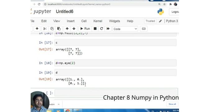 Chapter 8: Numpy in Python смотреть онлайн