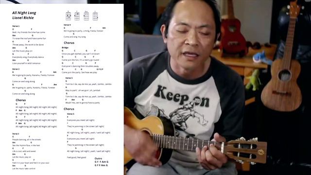 100 Days of Uke Day 78 (All Night Long, Lionel Richie) смотреть онлайн