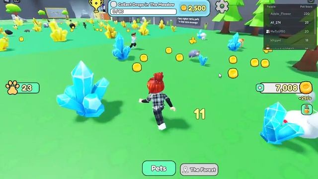 СОБРАЛИ ВСЕХ ПЕТОВ?! Collect All Pets в Роблокс + Kvidzhin и RUSLAN4IK_CATS!