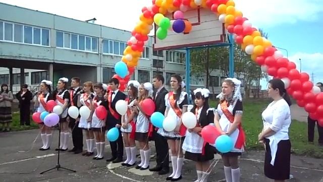 11 класс. 2015 год. МОУ "Большеврудская школа". Последний звонок. смотреть онлайн