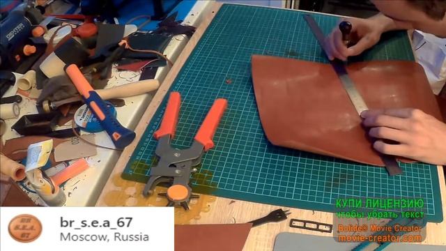 Папка под планшет из кожи /чехол для планшета. Leather case for ipad handmade смотреть онлайн