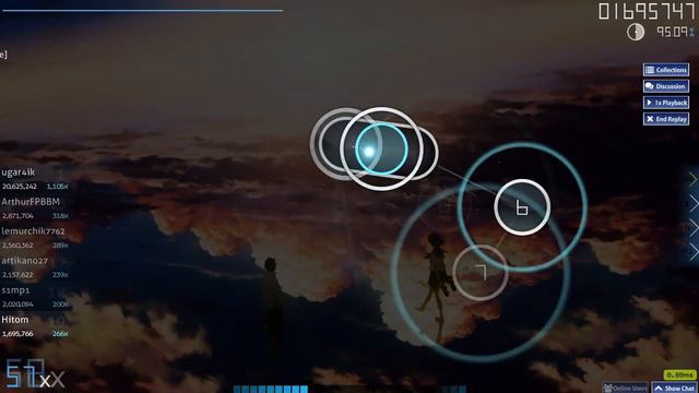 {osu!} - Nishino Kana - Darling [Insane] смотреть онлайн