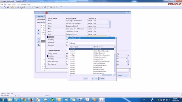 11 Oracle Inventory Part 11 Attributes Control & Items Status смотреть онлайн