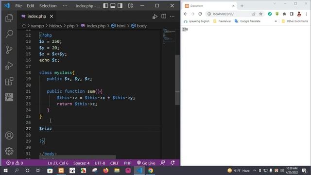 object oriented programing in php | oop in php | 2022 bangla смотреть онлайн