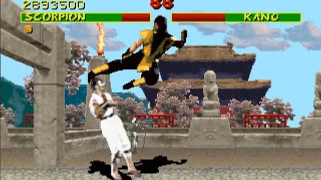 Mortal Kombat MS-DOS Version Very Hard Playthrough Scorpion смотреть онлайн