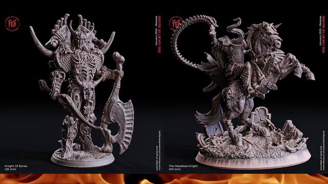 Court of Blood - Flesh of Gods - #10thCircle #minis #stl #3dprint #FleshofGods #Vampires #cultists смотреть онлайн