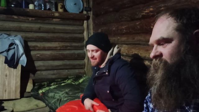 Ночевка в зимнем лесу-10°внутри Лааву15°. смотреть онлайн