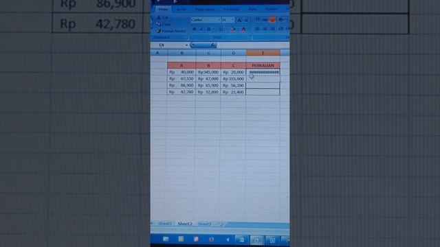 Perkalian dalam Excel смотреть онлайн