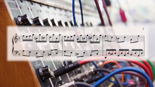 Bach Invention No. 8 on Moog Synthesizer смотреть онлайн