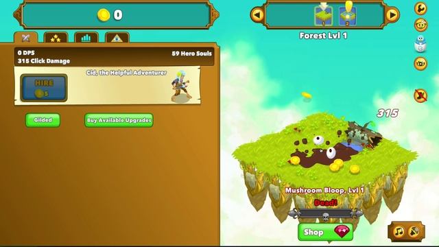 Clicker Heroes Gameplay - THREE LVL 1000 HEROES смотреть онлайн