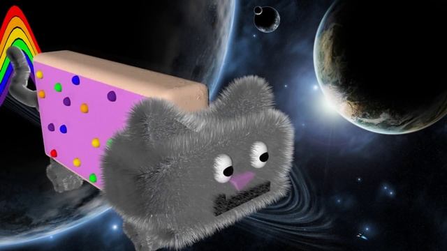 3D Nyan Cat!!! смотреть онлайн