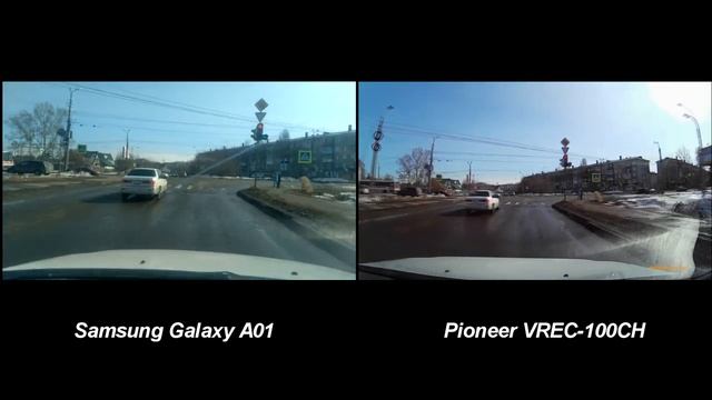 Сравнение записи смартфон vs видеорегистратор