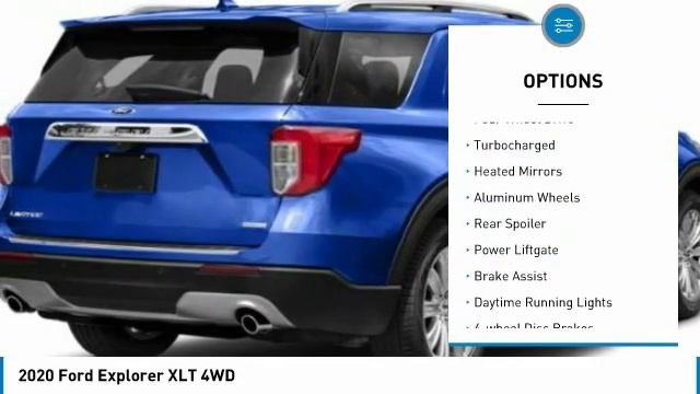 2020 Ford Explorer 20T162 смотреть онлайн