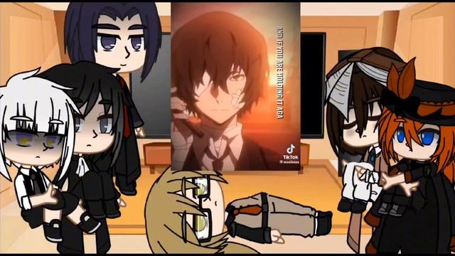 bsd react to dazai (angst and funny) смотреть онлайн