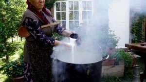 Жареная фаршированная курица с рисом и сухофруктами Азербайджанская Кухня Деревенская Кухня  Рецепты