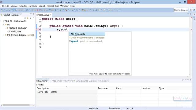Java for beginners course (Core concepts) : Our first Java program смотреть онлайн
