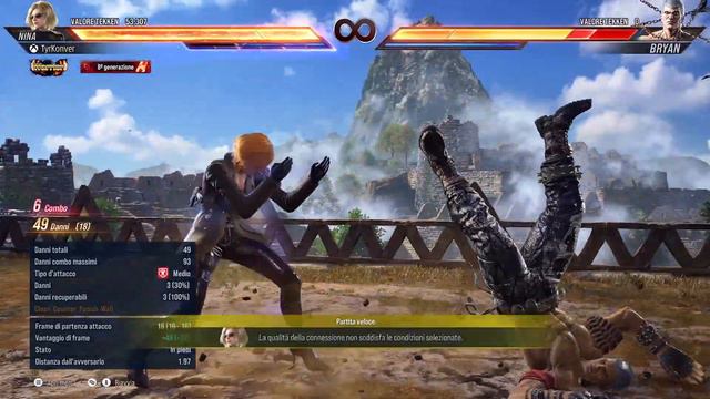 Tekken 8 CBT Nina Combo смотреть онлайн