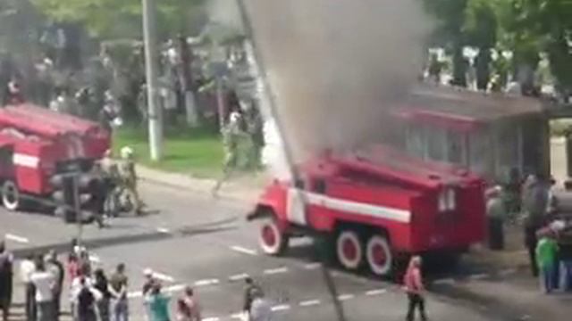Пожар на "аккадемика Глушко" смотреть онлайн
