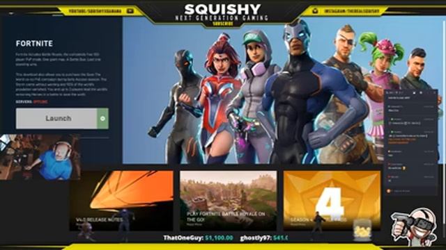 Playing FORTNITE With Fans! | Update 4.1 | Thanos Infinity Gauntlet смотреть онлайн