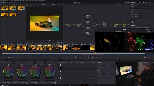 How PRO Colorists use PARALLEL NODES in Davinci Resolve смотреть онлайн