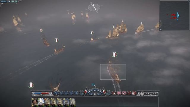 Napoleon_ Total War - Трафальгарская битва [Историческая битва] смотреть онлайн