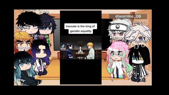 Hashiras React To Kamaboko Squad (part 1 Inosuke Hashibira)║Kimetsu No Yaiba║part 1 /4