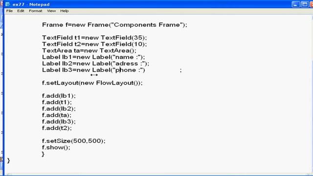 Java AWT смотреть онлайн