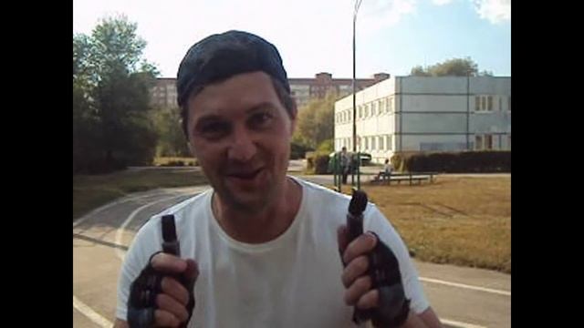 Тренировка на роликах с палками одношажный коньковый ход. смотреть онлайн