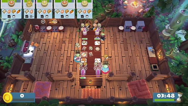 Overcooked 2 - Campfire Cook Off - Stage 3-1 смотреть онлайн