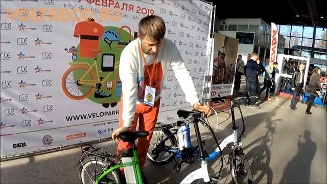 Электровелосипед складной Elbike Galant 20 дюймов колеса Новинка Велопарк 2019 Обзор Voltreco.ru