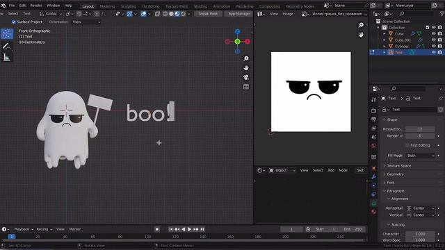 Как создать приведение в Blender 3.3 | Sad Ghost in Blender 3.3 смотреть онлайн