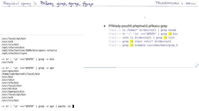 PS: Regulární výrazy - grep, egrep, fgrep смотреть онлайн