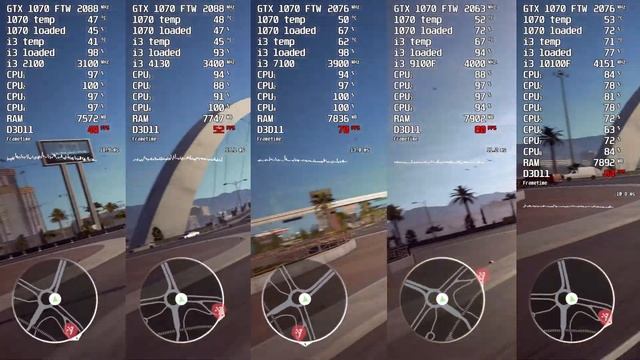 I3 2100 Vs I3 4130 Vs I3 7100 Vs I3 9100F Vs I3 10100F