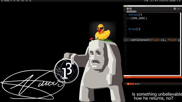 ☕️ 78..časť ☞Vzdialenosť medzi bodmi ║Java Processing pre začiatočníkov║ Programovanie s Yetim смотреть онлайн