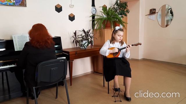 Болле Екатерина - Украинская народная песня "Бандура" обр. В. Польдяева смотреть онлайн