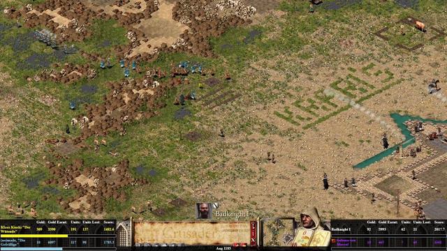 Stronghold Crusader Mod KI-Turnier 2vs2 Finale Teil 3 Sultanknight vs. Madkinski смотреть онлайн