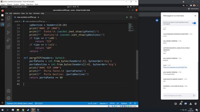Aula 4 | Raw Sockets | Python para Pentesters смотреть онлайн