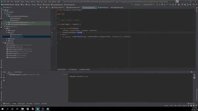 Add a Fragment Statically смотреть онлайн