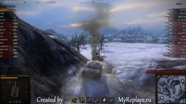 WOT: Arctic Region - Leopard prototyp A - 7 frags - смотреть онлайн