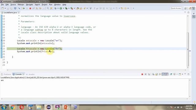 How to use Locale(String language) constructor of Locale class? | Java.util.Locale class смотреть онлайн