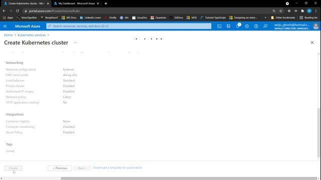 02 AKS - Create using Azure Portal смотреть онлайн