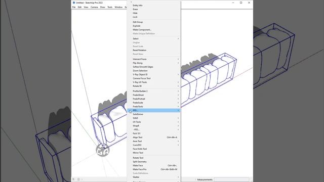 How to create a stone arch using Sketchup смотреть онлайн