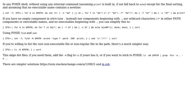 Unix & Linux: List all binaries from $PATH (7 Solutions!!) смотреть онлайн