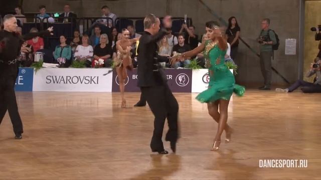 Kristaps Kalva - Yuliya Lisovska LAT | Cha Cha Cha | 1/32 WDSF GrandSlam Latin | GOC 2017 смотреть онлайн