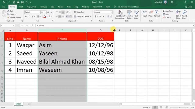 How to change row height and column width in excel || Autofit row height & Column width in excel смотреть онлайн