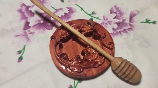 Ложка для меда деревянная, веретено смотреть онлайн